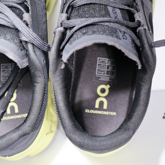 On Cloud Cloudmonster Black Acacia 61.97727 Men's Running Shoes Size 11.5 Preown - Picture 11 of 12
